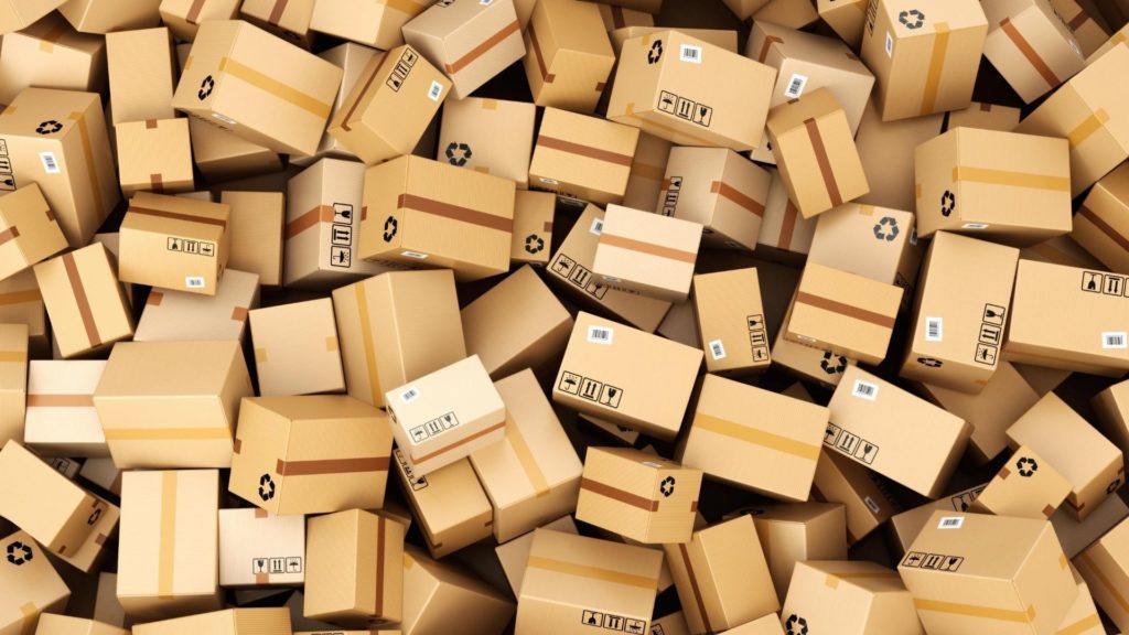 emballage colis cartons